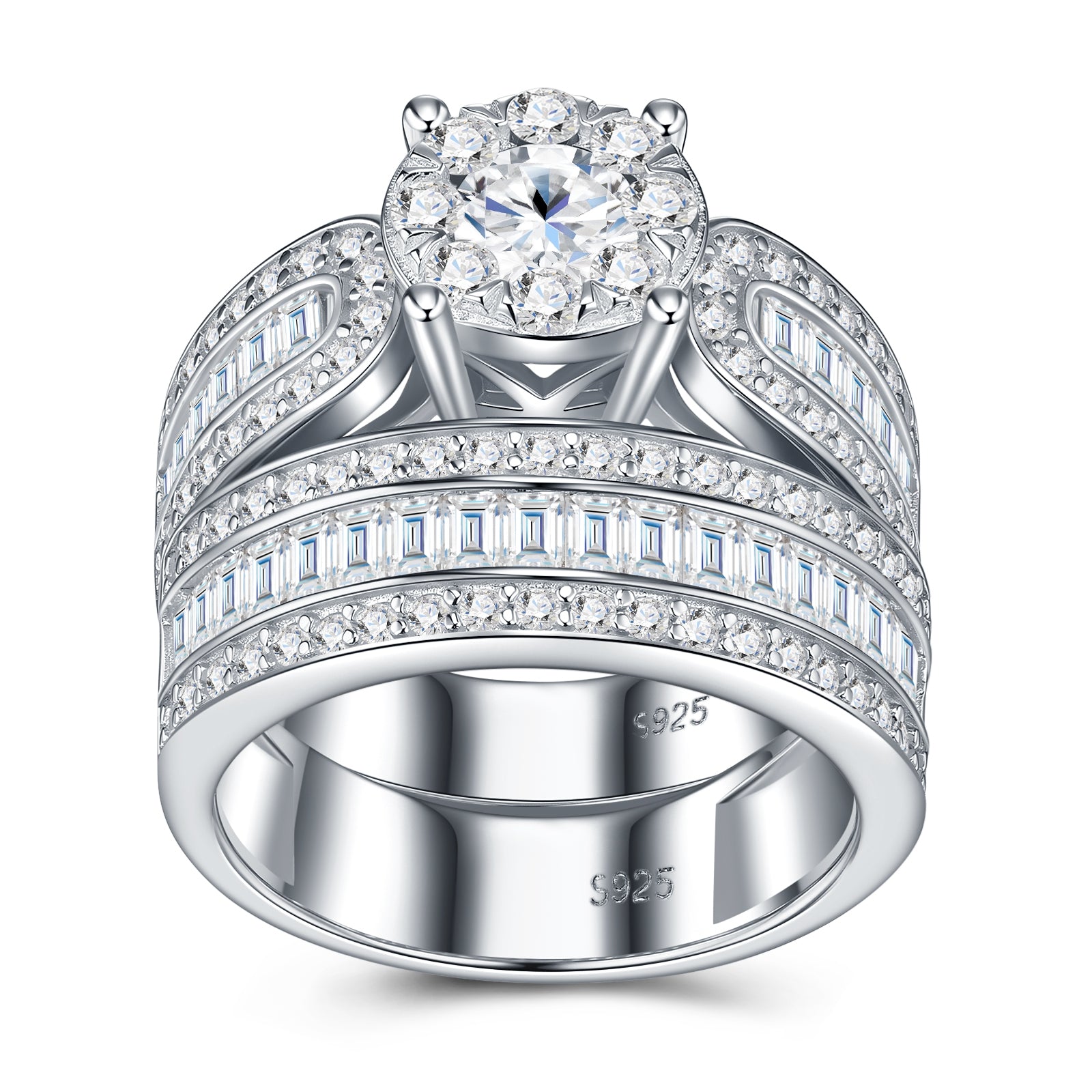 0.5 Carat Luxury Fashion Minimalist Trend Jewelry With Top-quality Morganite, Elegant Silver Ring In S925 Silver With Electroplated Platinum, Suitable For Ladies